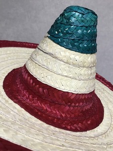 Customizable Natural Grass Sombrero <b>Straw</b> <b>Hat</b> Flat Wide Brim Striped Embroidery Unisex Adjustable Travel Party Wedding - Product Image 2