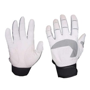 Gants de frappe de baseball ELIXE SPORTS pour adultes, en cuir pleine paume, fermeture auto-agrippante, respirants, légers et durables - Product Image 4