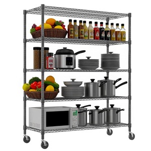Estante de Almacenamiento de Cocina de Acero Inoxidable de Alta Calidad, 4 Niveles, Organizador Multiusos para Sala de Estar al Precio Más Bajo - Product Image 2