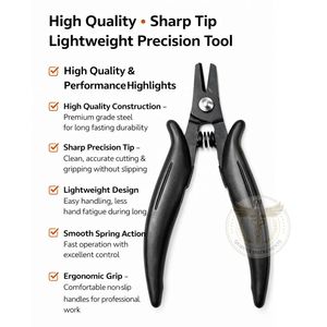 Pinzas Profesionales de Acero Inoxidable para Cortar Extensiones de Cabello con Queratina, Herramienta de Eliminación con Resorte, Uso en Salón, Precio de Fábrica OEM - Product Image 4