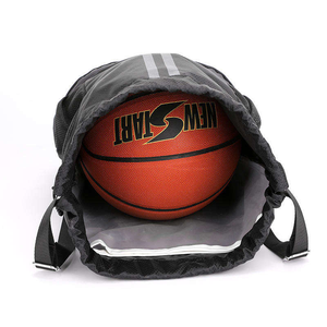 Drawstring <b>Bag</b> Gym Handbag Casual Shoulder Nylon Oxford Drawstring <b>Zip</b> Sports <b>Bag</b> Custom Size - Product Image 2