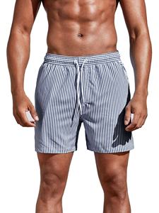 Pantalones Cortos de Playa para Hombre, Estilo Urbano, Color Bronceado, Secado Rápido, Transpirables, Cintura Media, Ecológicos, Diseño Liso, en Venta - Product Image 6