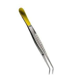 Pinces en acier inoxydable de qualité supérieure, courbées, pour usage dentaire professionnel, certifiées CE ISO, par Grip Surgical, vente en gros directe usine. - Product Image 2