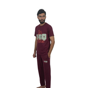 Ensemble de survêtement pour homme, t-shirt et pantalon longs, imprimés, 2 pièces, style streetwear, t-shirt et pantalon oversize - Product Image 3