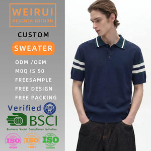 T-shirt formel à manches courtes et col rond pour homme BlanqWear, coupe classique, en soie/coton premium 280g, antibactérien, séchage rapide - Product Image 3
