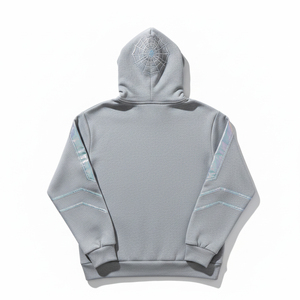 Heavyweight Hoodie Bulk Custom Logo <b>Men</b> Tracksuit Foam Print Fleece <b>Pullover</b> Unisex Hooded Sweatshirt Supplier - Product Image 2
