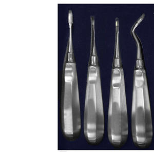 Ensemble d'élevateurs dentaires incurvés de qualité supérieure pour racines, en acier inoxydable, 10 pièces, avec emballage en boîte cartonnée bleue - Product Image 6