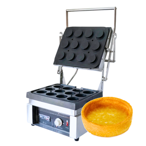 Atlas Star Taiwan Electric New 12-Hole 70mm Round Tart Shell Making & <b>Baking</b> Machine with Adjustable Thermostat Egg Tart Maker - Product Image 1