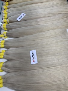 <b>Russian</b> Bulk Hair Extensions 100g Light Color 65cm Length Vietnamese Human Hair Bundles by Vietnam Suppliers - Product Image 2