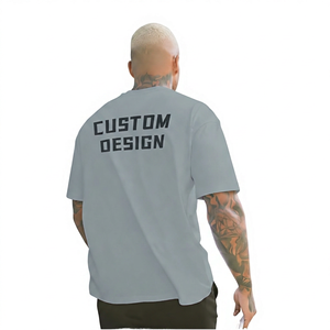T-shirt blanc pour homme à manches courtes, coupe classique, en jersey de coton, col rond, imprimé avec un motif de lettres au dos, design personnalisé - Product Image 6