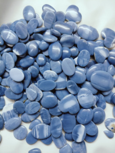 Opale Bleue Pierre Gemme Cabochon Prix de gros Original Reiki Guérison Méditation Cabochon Naturel Bleu Opale - Product Image 3