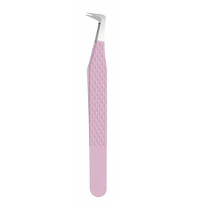 Ensemble de pinces à cils en acier inoxydable pour volume, à pointe en fibre à 90 degrés, professionnelles pour extensions de cils russes - Product Image 5