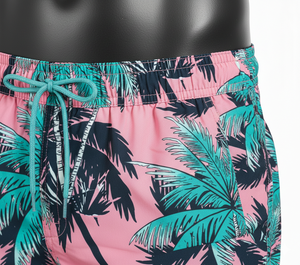 Custom Heat-<b>Transfer</b> Printed Men's Satin 100% Polyester Beach Shorts 2 1 Swimming Shorts Compression Leggings Liner Trendy Quick - Product Image 4
