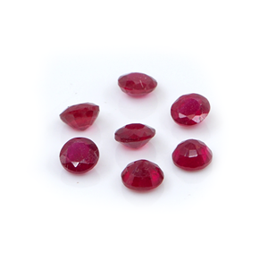 Rubis naturels de Bangkok, ronds calibrés de 4 mm, pierres précieuses de rubis naturelles facettées pour la fabrication de bijoux, prêtes à l'emploi - Product Image 4