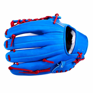 Gants de receveur de baseball professionnels en cuir, pour matchs officiels de la ligue, avec logo personnalisé direct, style rétro - Product Image 2