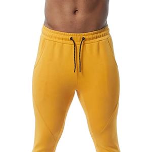 Pantalon de jogging en coton décontracté pour hommes avec logo personnalisé pantalon de survêtement gym fitness respirant à séchage rapide en éponge française pour hommes - Product Image 2