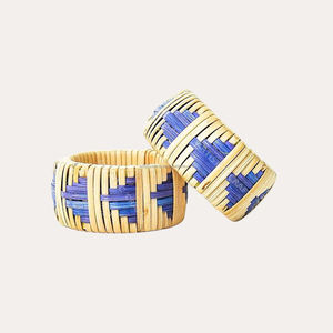 Porte-serviettes en rotin de bambou naturel Design unique pour la maison, la cuisine, la salle à manger et les dîners - Product Image 3