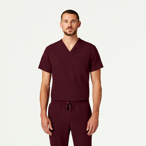 Summer Customized Men High Quality Medical Uniforms Men Short Sleeve Breathable Nurse Hospital <b>Scrubs</b> <b>Sets</b> - Product Image 6