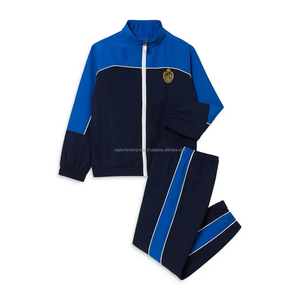 Ensemble de survêtement scolaire personnalisé avec logo professionnel, nouvelle arrivée, motif uni écologique, faible MOQ, style tendance - Product Image 1