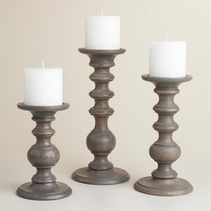 Modernist Wooden Candle Holder Elegant Handmade <b>Rustic</b> Decor Accent Contemporary Living Room <b>Table</b> Ornament Collection Styling - Product Image 2
