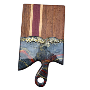 Juego de Posavasos de Resina de Madera de Tendencia 2026, Posavasos Personalizados con Impresión, Posavasos de Resina Epoxi, Regalos de Decoración de Hogar de Lujo - Product Image 1