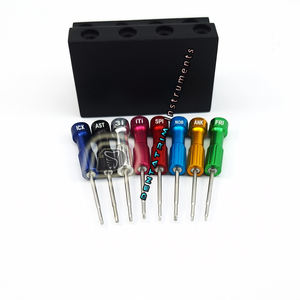 Destornilladores protésicos dentales Destornillador de laboratorio de mango largo Juego de 8 piezas Juego de destornilladores largos protésicos con logotipo personalizado - Product Image 4