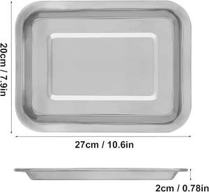 Bandeja Organizadora de Instrumentos Quirúrgicos de Acero Manual de Alta Calidad para Uso Profesional en Laboratorios Médicos - Product Image 2