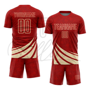 ชุดฟุตบอลคุณภาพดีที่สุด หลายสี สำหรับทุกเพศทุกวัย  รับสั่งทำตามแบบ  ระบายอากาศได้ดี แห้งเร็ว ชุดสโมสรฟุตบอลแบบสั้น - Product Image 6