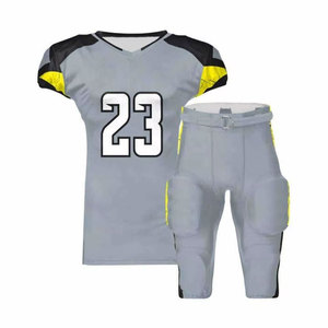 Uniforme de Fútbol Americano de Poliéster de Último Modelo, Calidad Superior, Transpirable, de Secado Rápido, Antibacteriano, con Logotipo Personalizado para Adultos - Product Image 6