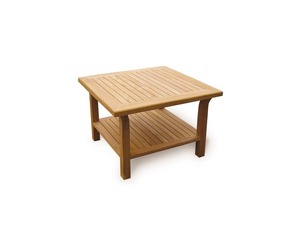 Premium <b>Solid</b> Teak <b>Wood</b> Coffee <b>Table</b> with Shelf Outdoor Indoor Slatted <b>Table</b> for Hotel Resort Villa Project Furniture Export - Product Image 1