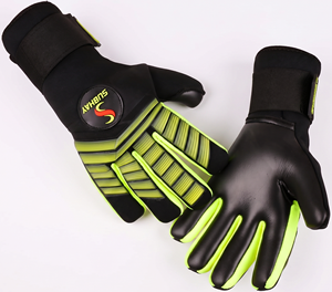 ถุงมือผู้รักษาประตูมืออาชีพ SUBHAY SI-GK-23 รุ่น Unisex ผลิตจากยางลาเท็กซ์เยอรมัน ทรง Negative Cut  รับสกรีนโลโก้แบรนด์  สำหรับการแข่งขันระดับมืออาชีพ - Product Image 1