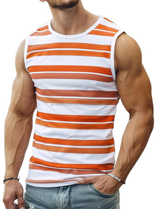 Débardeur pour homme en coton et élasthanne, débardeur pour homme de haute qualité 180 g/m², débardeur de sport - Product Image 6