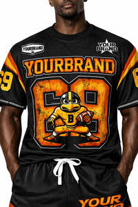 Ensemble d'uniformes de football américain personnalisés en gros, imprimés par sublimation, séchage rapide, respirant, en polyester, taille plus, kit d'entraînement - Product Image 3