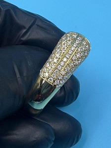 2.50Ct Moissanite <b>Solitaire</b> Engagement <b>Ring</b> 14k Yellow Gold Plated 925 Sterling <b>Silver</b> <b>Ring</b> Round Cut Yellow Diamond <b>Ring</b> - Product Image 3