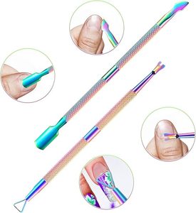Pousse-cuticules double tête durable pour manucure, outil de nettoyage et d'élimination des cuticules des ongles - Product Image 4