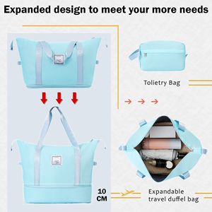Set di bagagli in ABS leggeri in 2 pezzi con ruote Spinner espansibili con serratura 20 pollici + 28 pollici valigia con ruote - Product Image 5