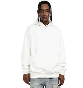 Top Quality 450GSM Cotton Oversize Hoodie Thick Fleece Drop Shoulder <b>Plain</b> Blank Custom <b>Men</b> <b>Hoodies</b> Plus Size Clothing Vintage - Product Image 1
