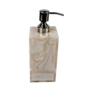 Juego de Baño Moderno de Cinco Piezas de Resina, Dispensador de Jabón y Portacepillos de Dientes Ecológico e Impermeable con Superficie Fácil de Limpiar - Product Image 2