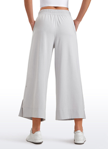 New Arrival Women's Solid Cotton Flare Sweatpants Loose 2026 Casual Style <b>Pants</b> Sports Jogging with Stretch Fabric - Product Image 2