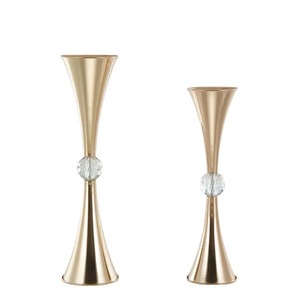 Glamoroso Florero de Aluminio con Bola de Cristal, Decoración de Mesa Hecha a Mano, Florero Moderno de Metal con Calidad Garantizada, Elegante Florero Metálico - Product Image 3
