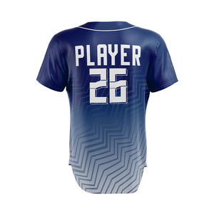 Maillots de baseball personnalisés pour femmes, taille plus, 100% polyester, manches courtes, respirants, séchage rapide, nom de l'équipe imprimé, maillots d'équipe de baseball - Product Image 6