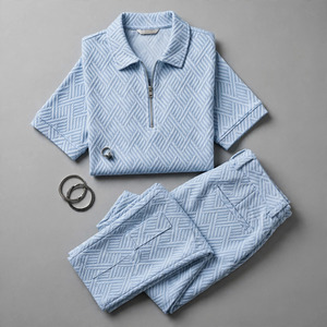 Wholesale Summer Men's Casual Shorts <b>Set</b> Plain Color Solid 100% Cotton Jersey Quick Dry Knitted Pocket Customized Logo <b>Twin</b> <b>Set</b> - Product Image 4