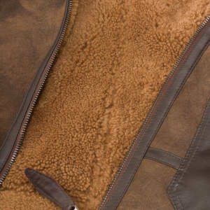 Chaqueta de Invierno para Hombre, Estilo Urbano, Cuero Vacuno Genuino, Impermeable, Transpirable, Cuello Alto, de la Mejor Calidad, Gran Venta - Product Image 4