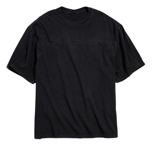 เสื้อยืดโอเวอร์ไซส์ผ้าฝ้าย 100% ขายดี ราคาถูก สัมผัสนุ่ม ระบายอากาศดี เป็นมิตรกับสิ่งแวดล้อม ขายส่ง เสื้อผ้าสตรีทแวร์ผู้ชายแบบสั่งทำ - Product Image 5