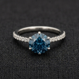 Elegant Luxury 18k White Gold Diamond <b>Ring</b> IGI Certified Classic <b>Fine</b> Jewelry Gift for Women and Men - Product Image 3