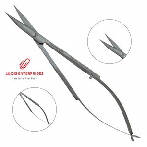 Ciseaux à points courbes Westcott, pointes aiguisées, en acier inoxydable, instrument chirurgical, outil de coupe de précision, équipement médical réutilisable - Product Image 1