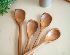 Utensilios de Cocina, Cucharas de Madera, Cucharas para Helado, Cuchara de Madera Duradera de Primera Calidad, Herramienta de Cocina - Product Image 6
