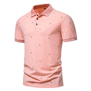 Vente en gros de polos pour hommes de haute qualité, mode estivale, nouveaux modèles, imprimés, décontractés, à manches courtes, grandes tailles - Product Image 4