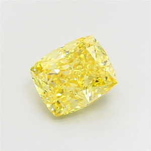 เพชรเม็ดเดี่ยวทรงคุชชั่นสีเหลืองสดใส ประดับด้วยความหรูหราสง่างามสำหรับงานออกแบบเครื่องประดับชั้นสูง ได้รับการรับรองว่าเป็นเพชรที่เพาะเลี้ยงในห้องปฏิบัติการด้วยวิธี CVD - Product Image 6