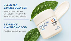 OEM/ODM - Complejo Hidratante para la Piel con Ácido Hialurónico y Semillas de Té Verde, y Ceramida, Hidratante Facial Coreano con Etiqueta Privada - Product Image 5